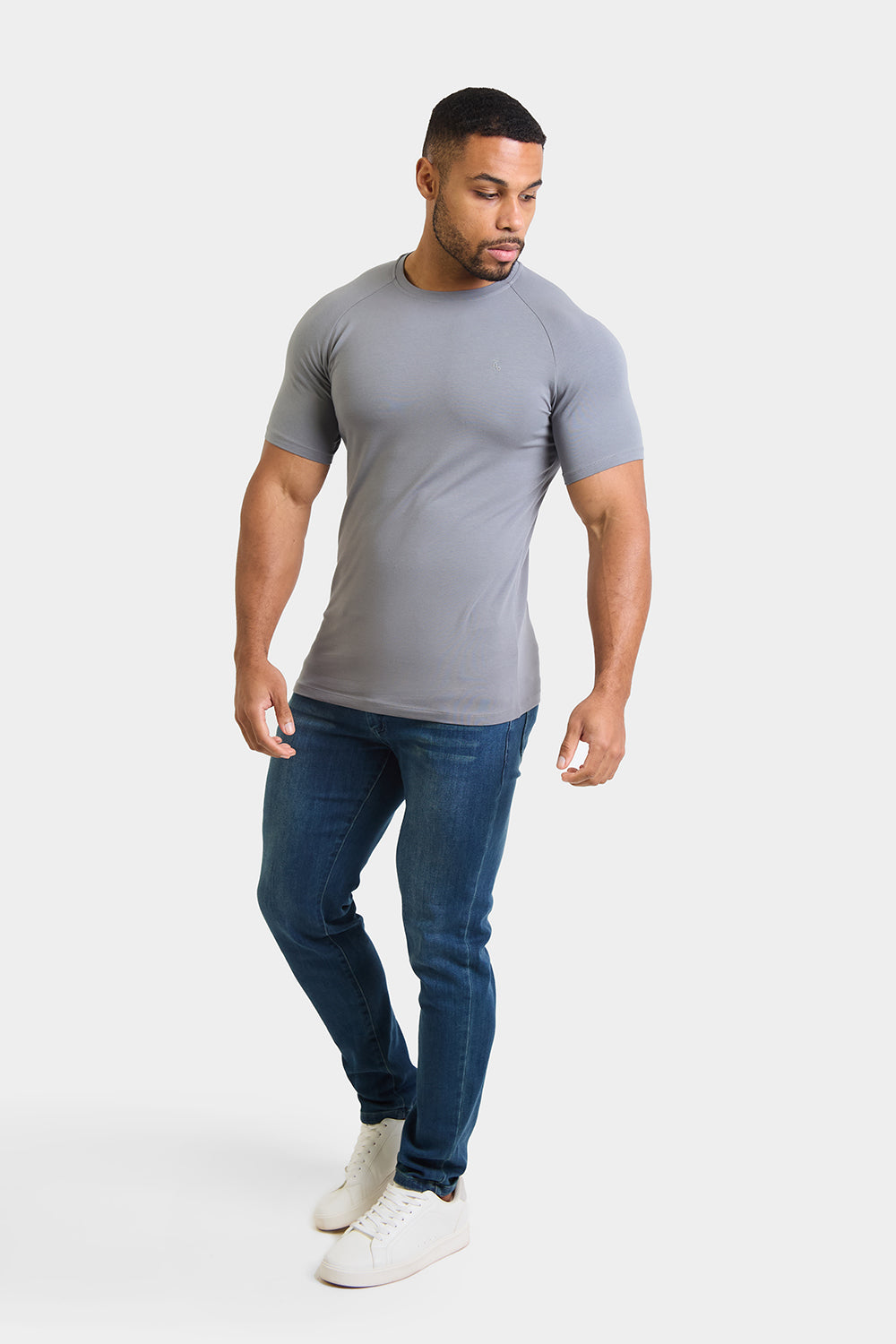 Muscle Fit T-Shirt in Lead Grey - TAILORED ATHLETE - ROW