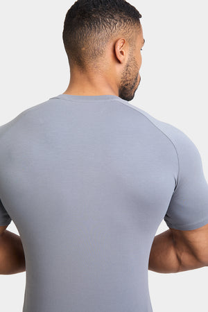 Premium Muscle Fit T-Shirt in Lead Grey - TAILORED ATHLETE - ROW