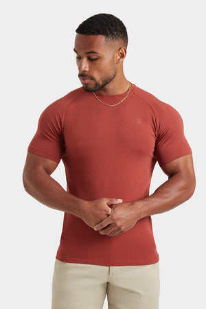 Premium Muscle Fit T-Shirt in Paprika - TAILORED ATHLETE - ROW