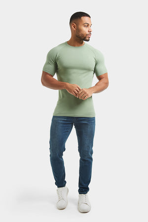 Muscle Fit T-Shirt in Sage - TAILORED ATHLETE - ROW