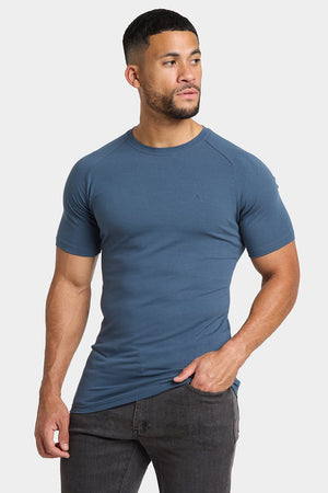 Premium Muscle Fit T-Shirt in Dark Teal - TAILORED ATHLETE - ROW