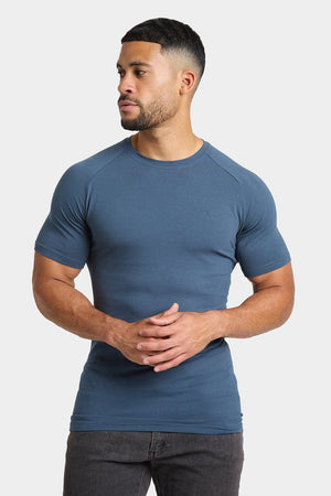 Premium Muscle Fit T-Shirt in Dark Teal - TAILORED ATHLETE - ROW