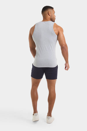Muscle Fit Vest in Grey Marl - TAILORED ATHLETE - ROW