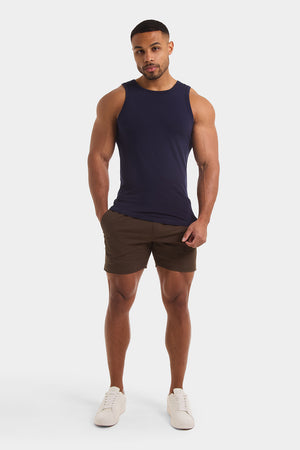 Muscle Fit Vest in True Navy - TAILORED ATHLETE - ROW