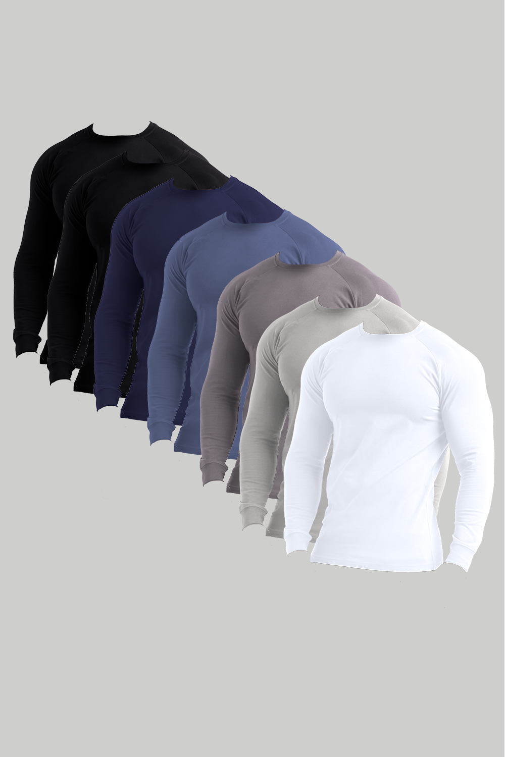 Muscle Fit Long Sleeve Everyday 7-Pack - TAILORED ATHLETE - ROW