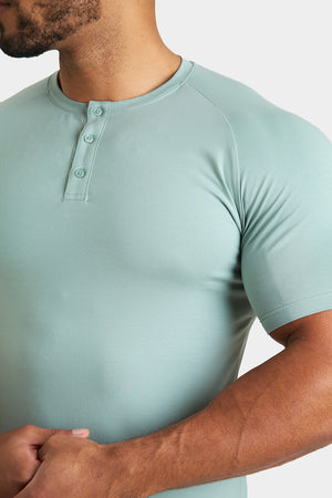 Everyday Henley T-Shirt in Sage - TAILORED ATHLETE - ROW
