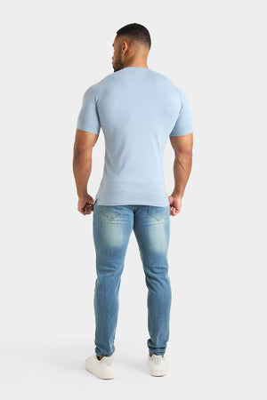 Everyday Henley T-Shirt in Slate - TAILORED ATHLETE - ROW