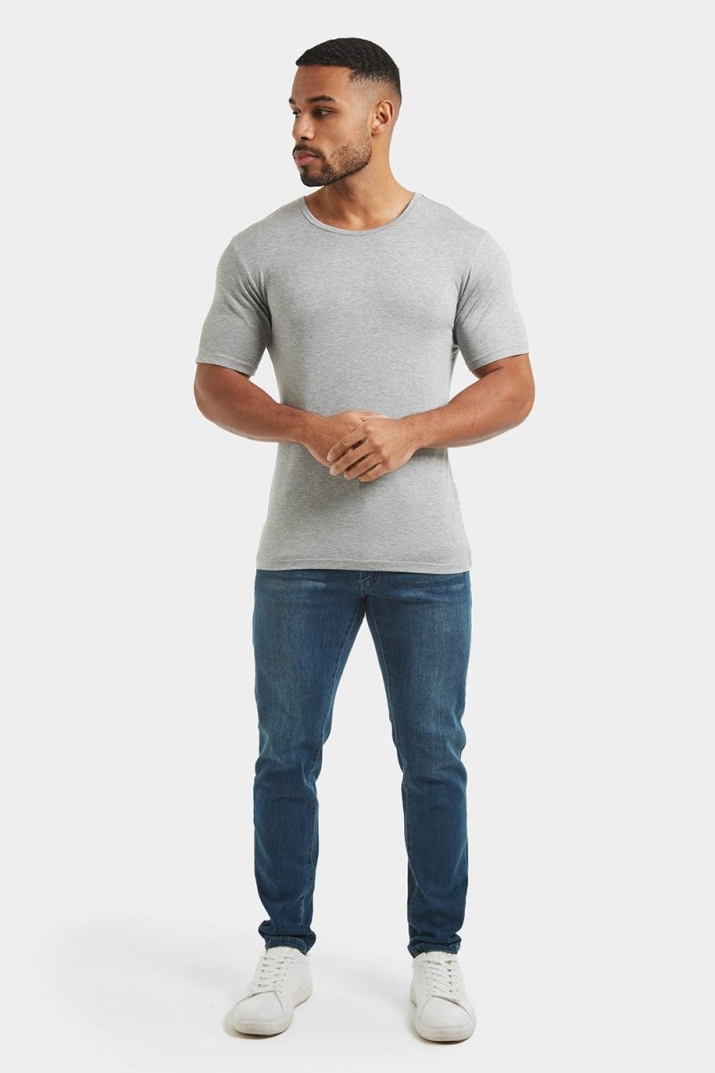 Fashion Fit T-Shirt in Grey Marl - TAILORED ATHLETE - ROW