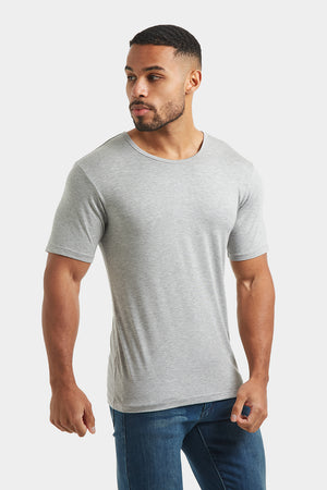 Fashion Fit T-Shirt in Grey Marl - TAILORED ATHLETE - ROW