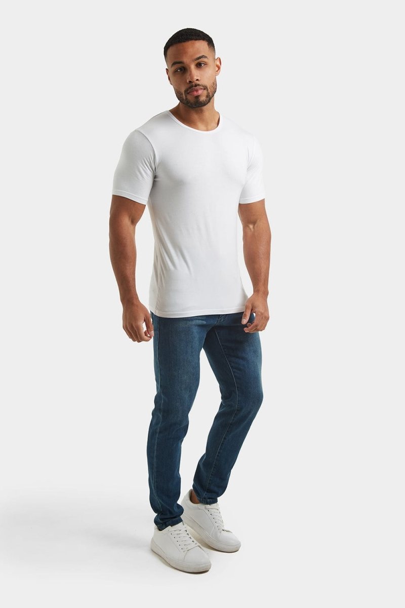 Fashion Fit T-Shirt in White - TAILORED ATHLETE - ROW