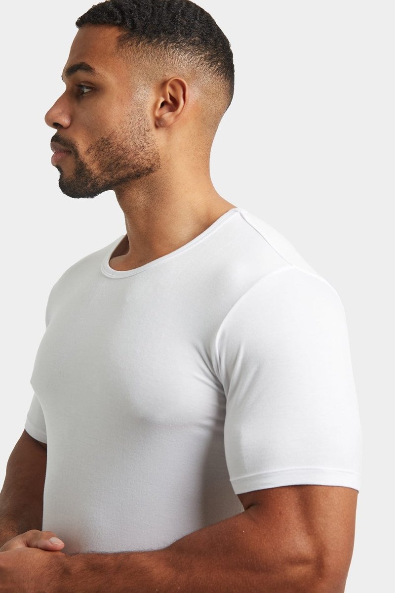 Fashion Fit T-Shirt in White - TAILORED ATHLETE - ROW