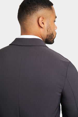 True Muscle Fit Tech Suit Jacket in Slate Grey - TAILORED ATHLETE - ROW