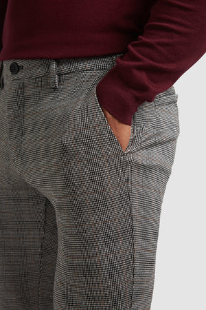 Heritage Check Trousers in Black - TAILORED ATHLETE - ROW