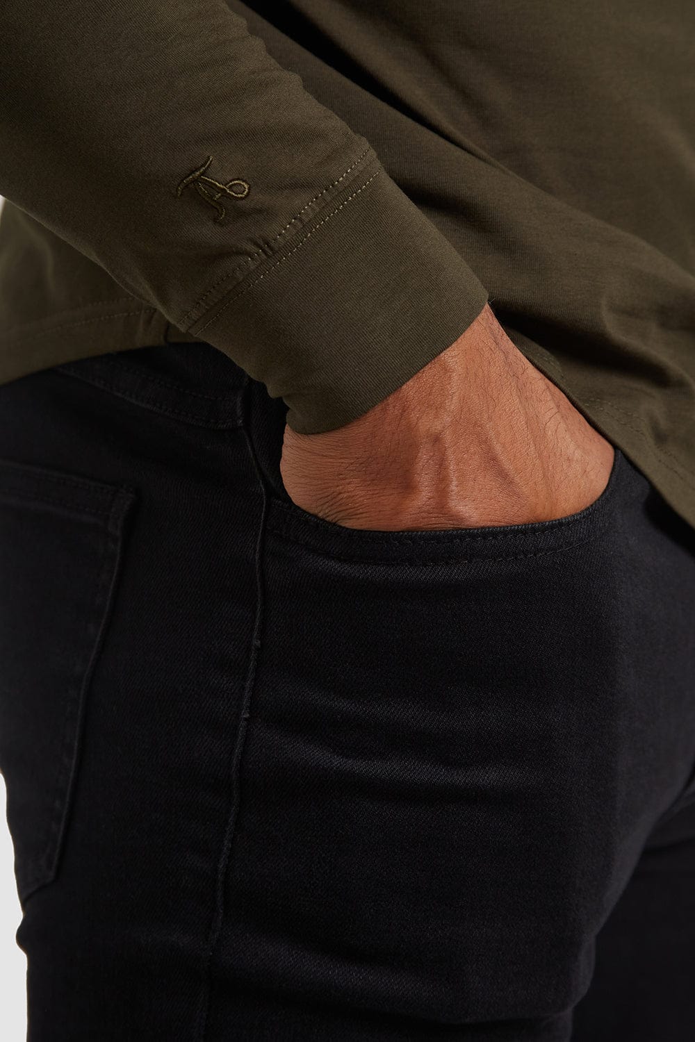 Hooded Top in Dark Olive - TAILORED ATHLETE - ROW
