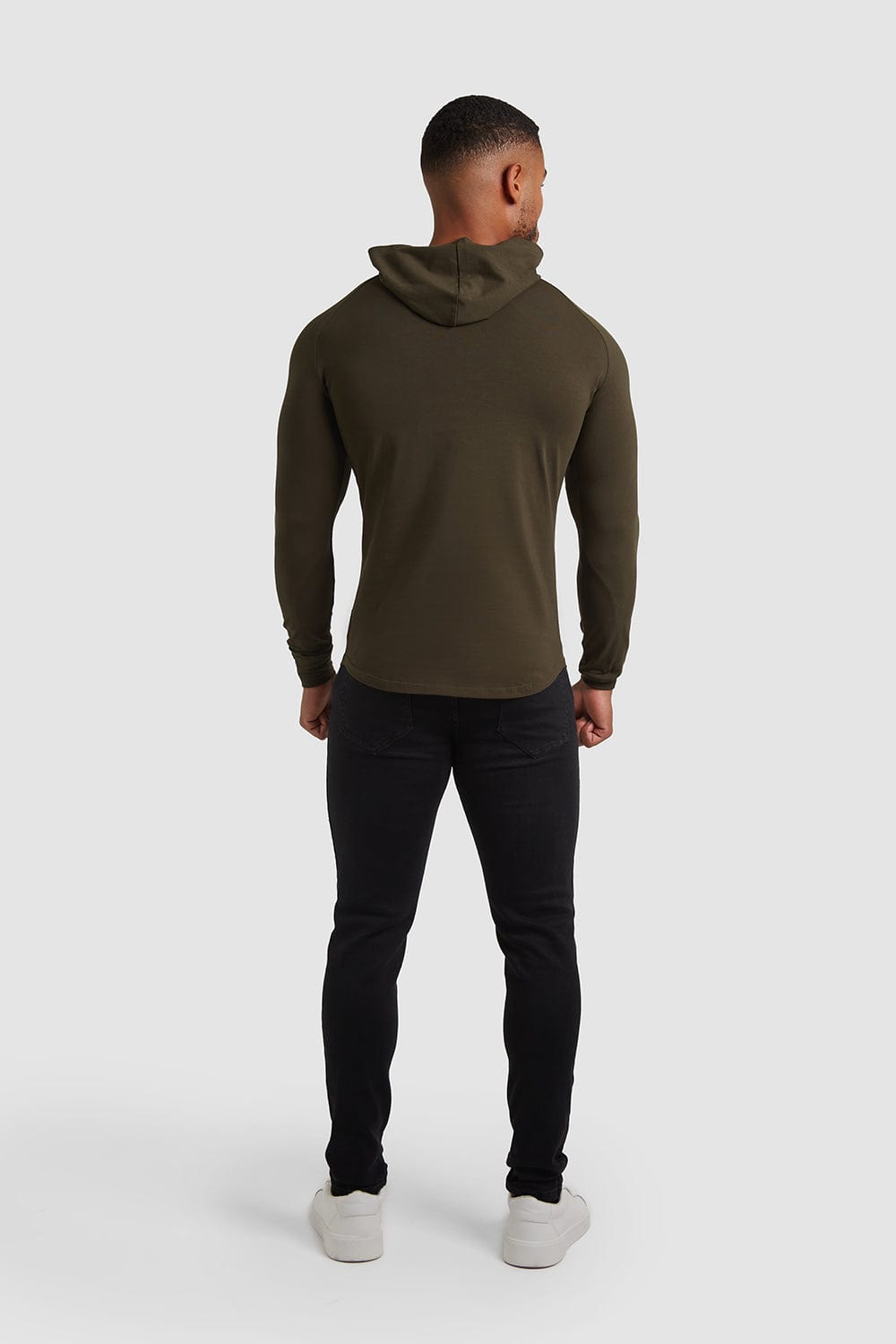 Hooded Top in Dark Olive - TAILORED ATHLETE - ROW
