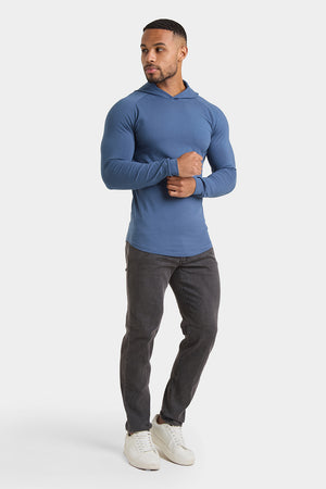 Hooded Top in Dark Teal - TAILORED ATHLETE - ROW