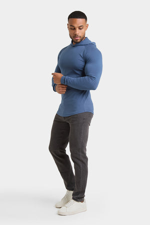 Hooded Top in Dark Teal - TAILORED ATHLETE - ROW