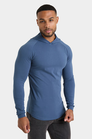 Hooded Top in Dark Teal - TAILORED ATHLETE - ROW