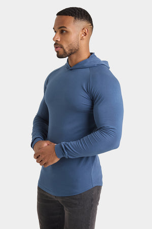 Hooded Top in Dark Teal - TAILORED ATHLETE - ROW