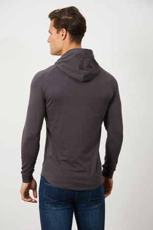 Hooded Top in Dark Mole - TAILORED ATHLETE - ROW