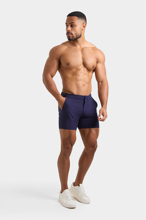 Hybrid Swim Shorts in Navy - TAILORED ATHLETE - ROW