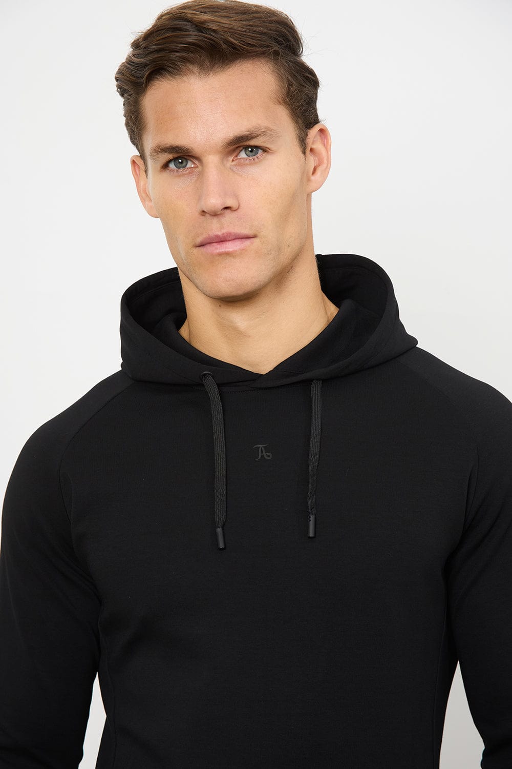 Interlock Hoodie Sweat in Black