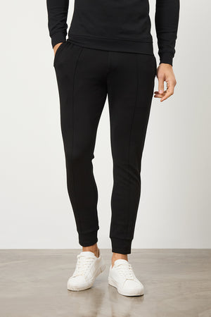 Interlock Sweat Jogger in Black - TAILORED ATHLETE - ROW