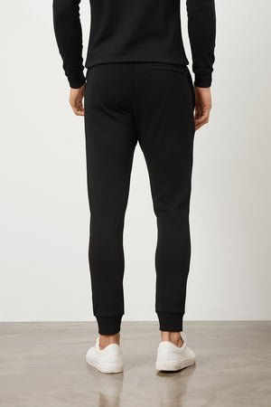 Interlock Sweat Jogger in Black - TAILORED ATHLETE - ROW