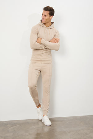 Interlock Sweat Jogger in Stone - TAILORED ATHLETE - ROW