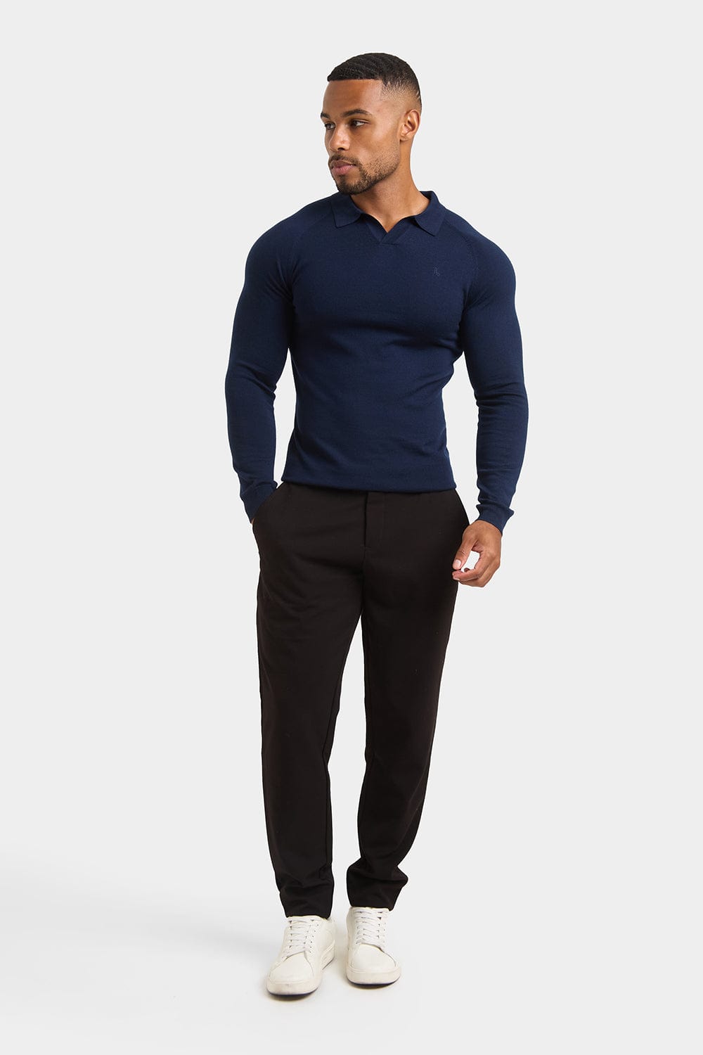 Polo shirt with sweatpants on sale