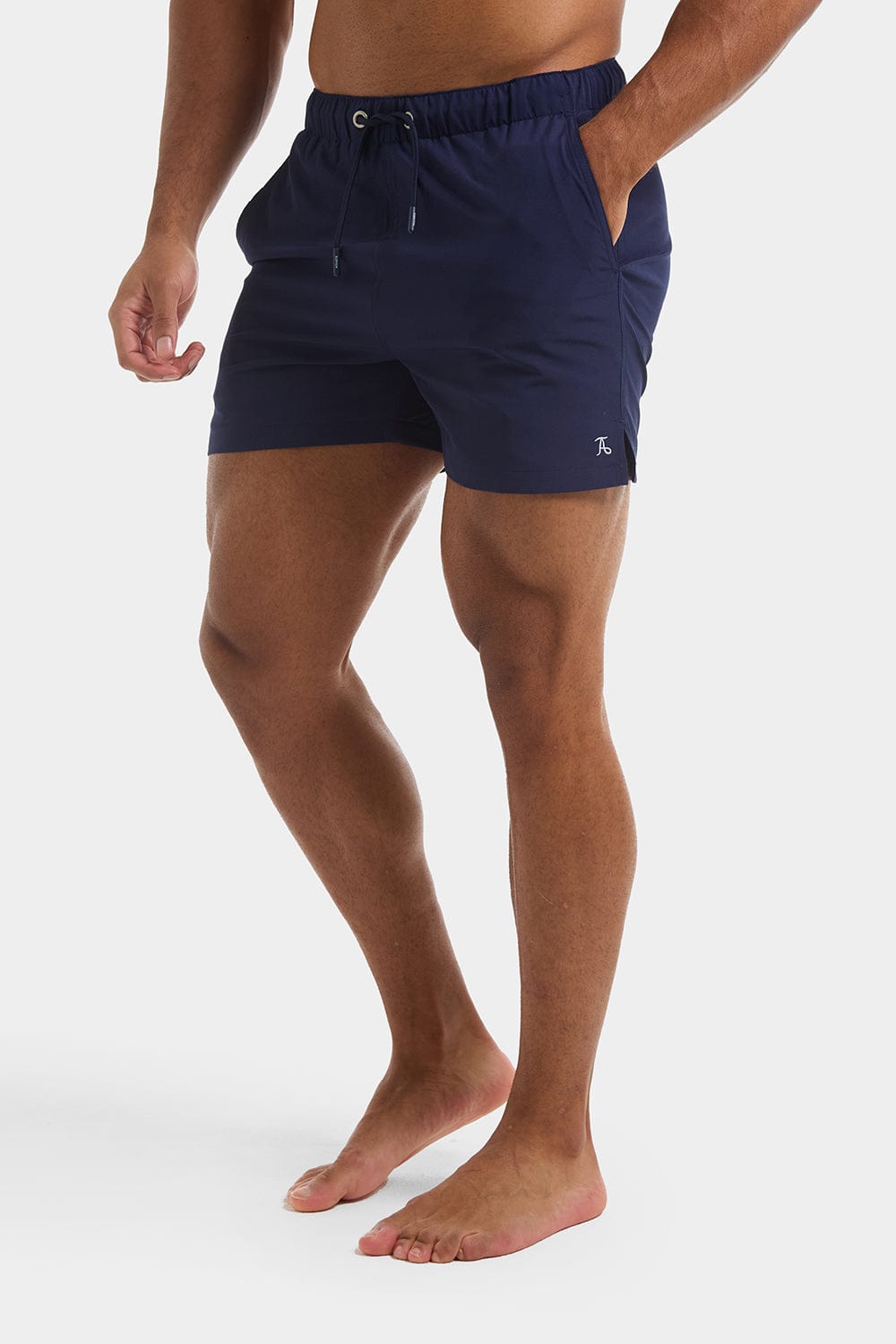 Plain Swim Shorts in Navy