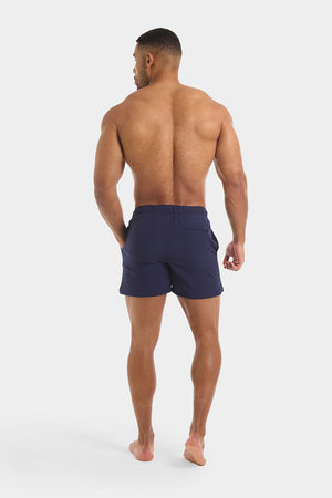 Plain Swim Shorts in Navy - TAILORED ATHLETE - ROW