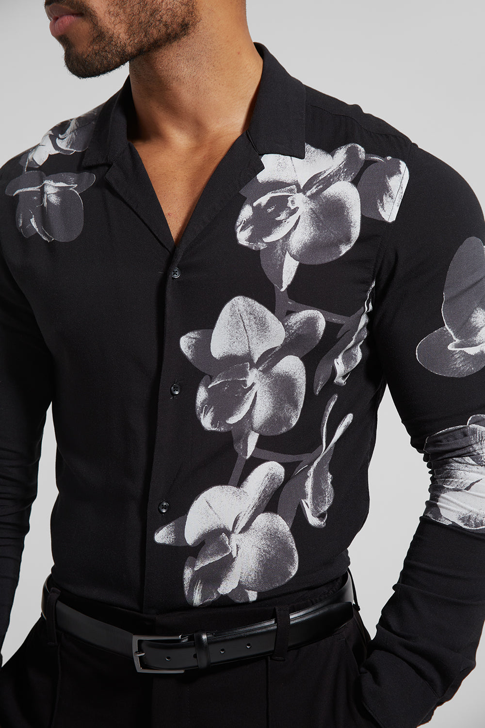 Orchid Printed Shirt (LS) - TAILORED ATHLETE - ROW