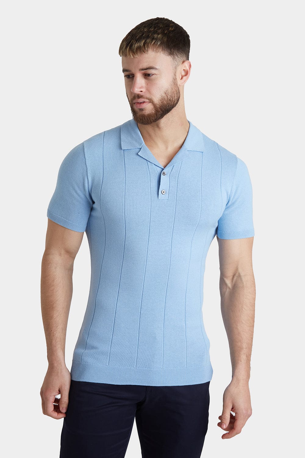 Light blue 2025 polo t shirt