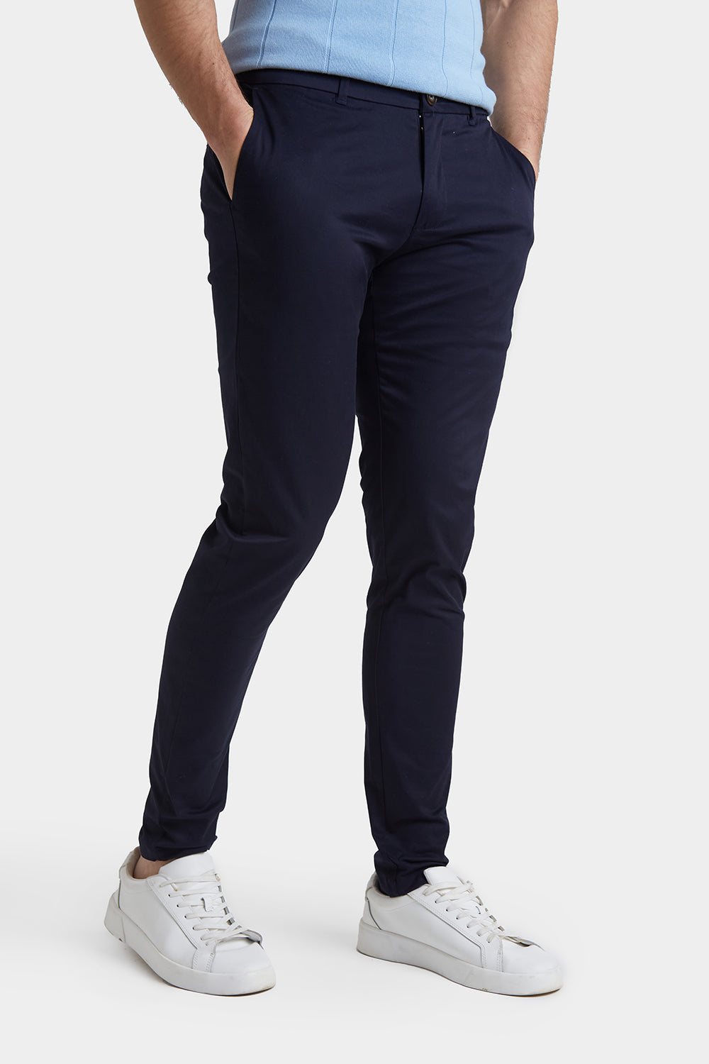 Mens best sale blue chinos