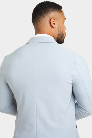 True Muscle Fit Tech Suit Jacket in Light Grey - TAILORED ATHLETE - ROW