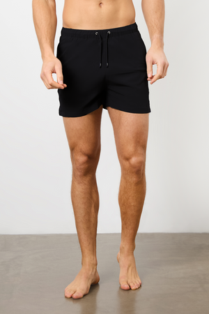 Plain Swim Short in Black - TAILORED ATHLETE - ROW