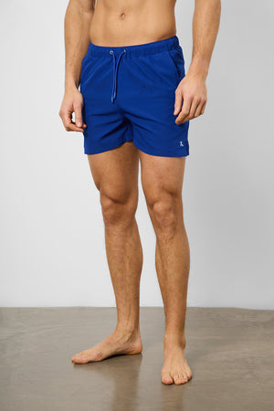 Plain Swim Short in Cobalt - TAILORED ATHLETE - ROW