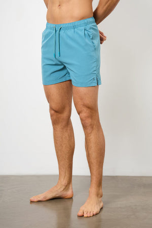 Plain Swim Short in Teal - TAILORED ATHLETE - ROW