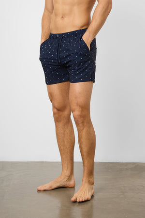 Printed Medallion Swim Short - TAILORED ATHLETE - ROW