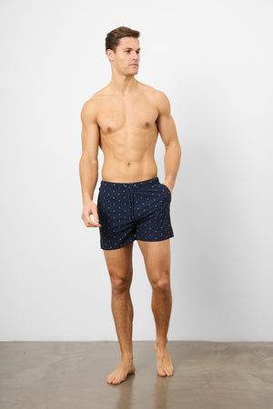 Printed Medallion Swim Short - TAILORED ATHLETE - ROW