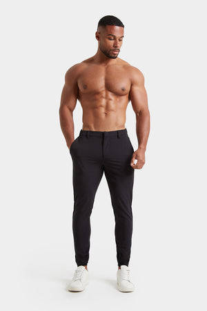 Everyday Tech Trousers in Black - TAILORED ATHLETE - ROW