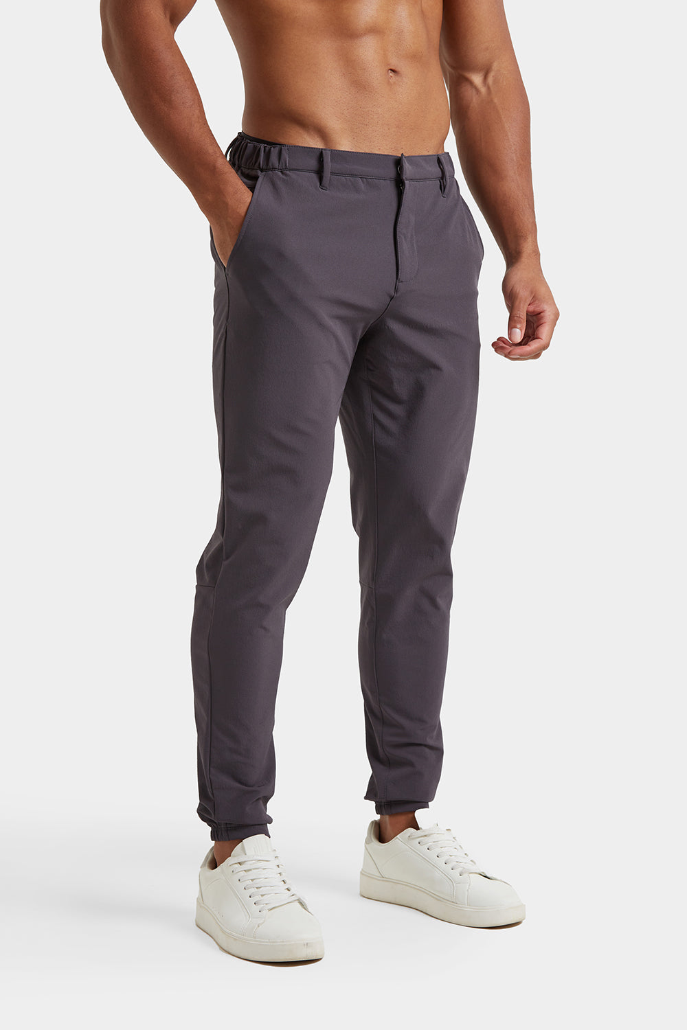 Everyday Tech Trousers in Graphite - TAILORED ATHLETE - ROW