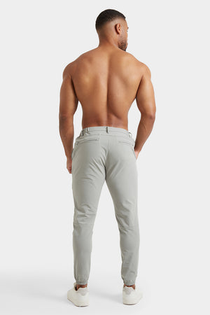 Everyday Tech Trousers in Soft Grey - TAILORED ATHLETE - ROW