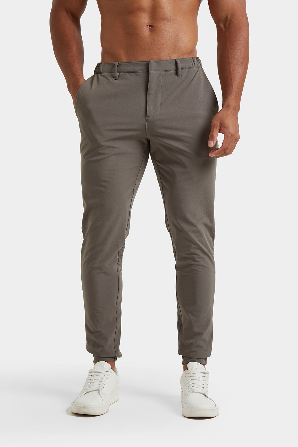 Everyday Tech Trousers in Olive - TAILORED ATHLETE - ROW