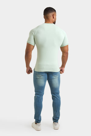 Textured Fashion T-Shirt in Mint - TAILORED ATHLETE - ROW