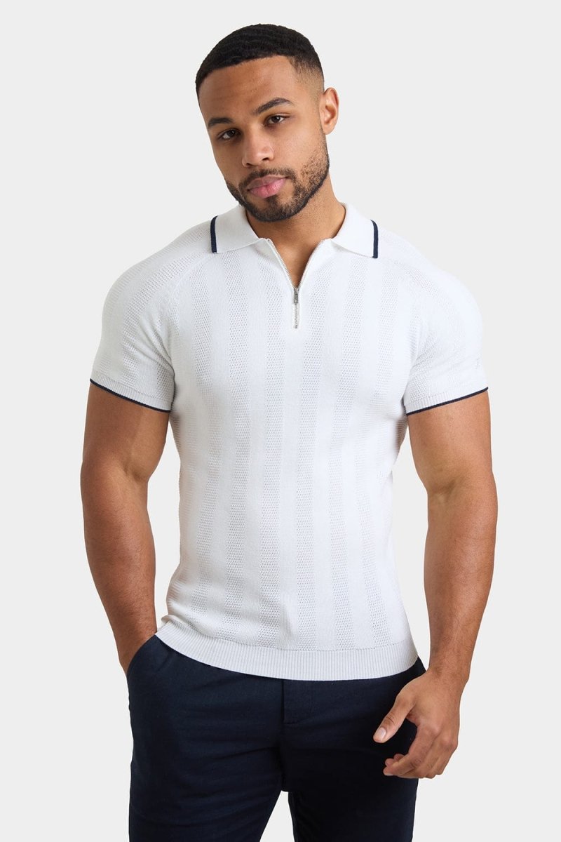 Muscle Fit Polo Shirts - TAILORED ATHLETE - ROW