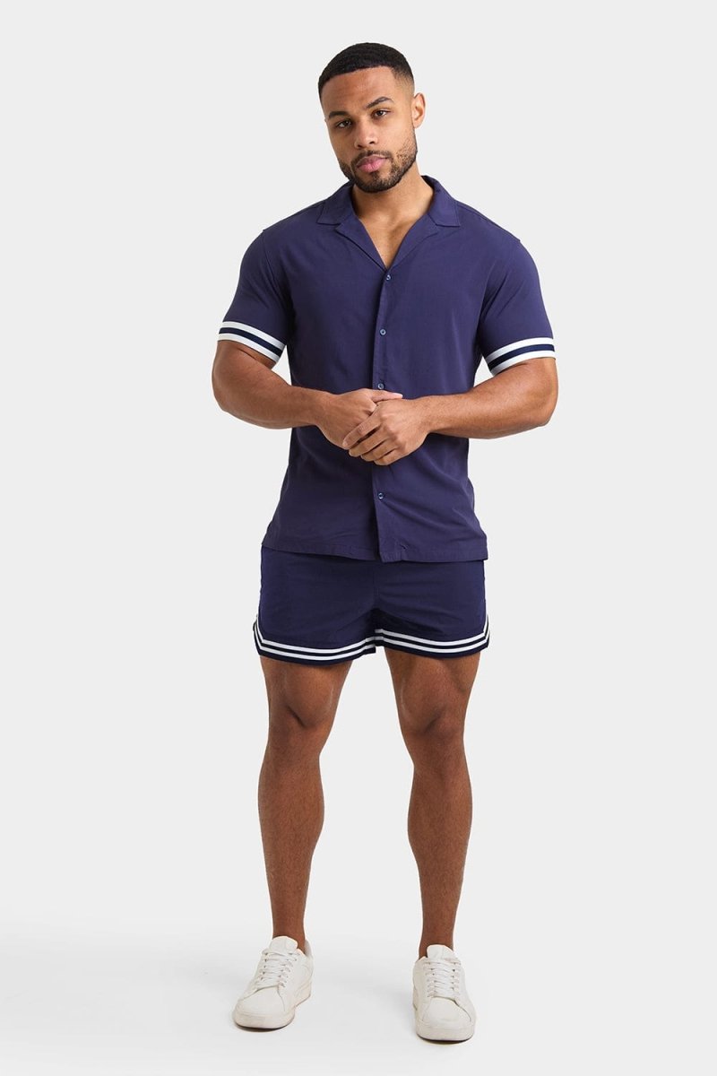 Resort Shirt in Navy - TAILORED ATHLETE - ROW