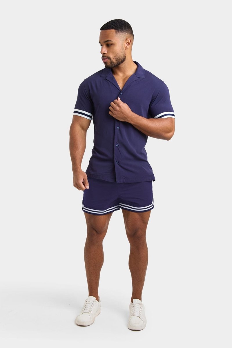 Resort Shirt in Navy - TAILORED ATHLETE - ROW