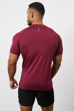 Training Top in Burgundy - TAILORED ATHLETE - ROW